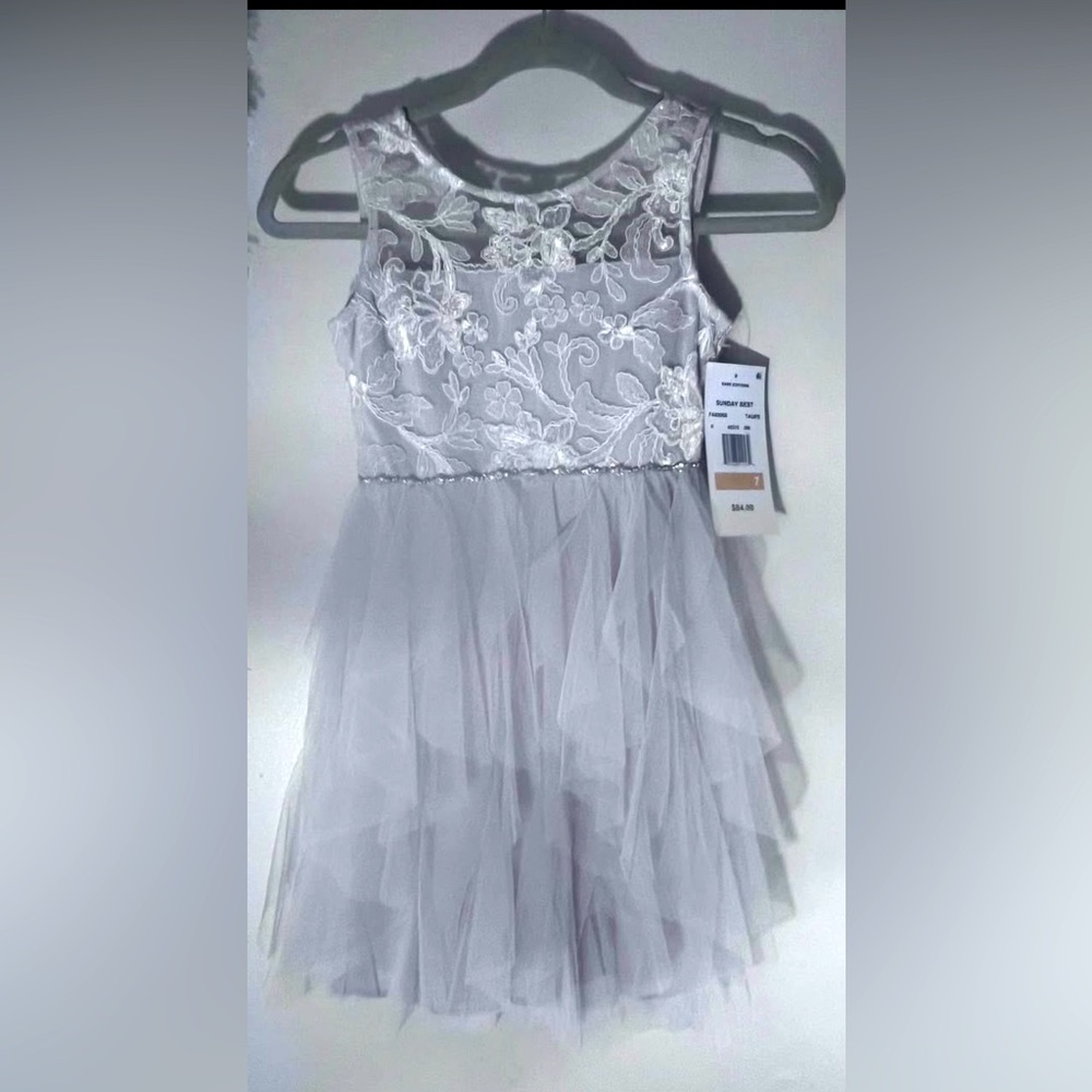 NEW Lace Top with Rhinestone detail dress
